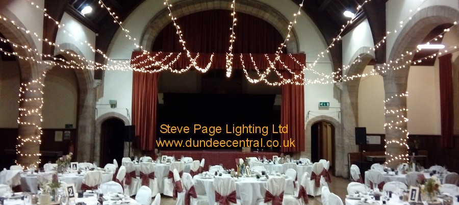 crail hall fairylight hire